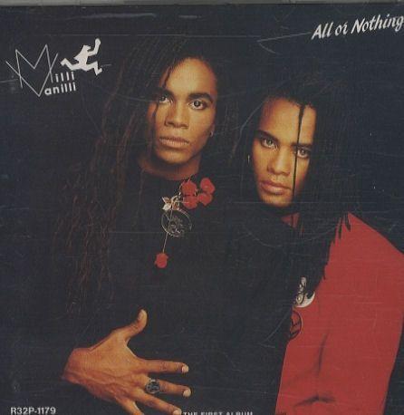 Capa do Álbum "All Or Nothing ", de Milli Vanilli