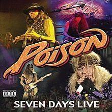 Capa do Álbum "Seven Days Live", de Poison