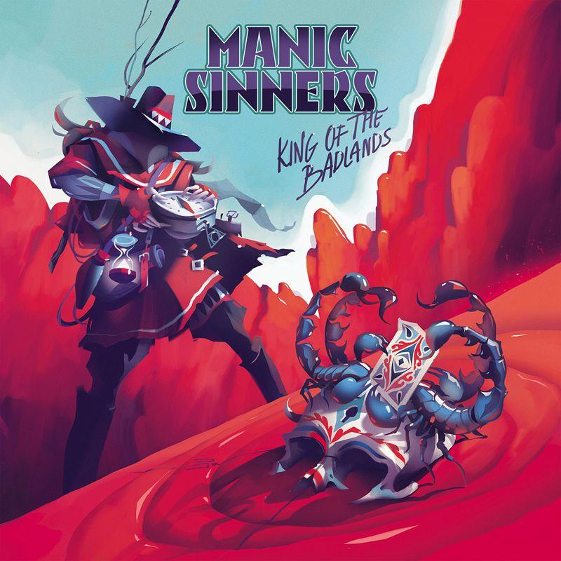 Portada de Álbum "King Of The Badlands", de Manic Sinners