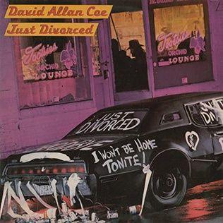 Portada del álbum "Just Divorced", de David Allan Coe