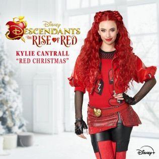 Portada de Sencillo/EP "Red Christmas (From Descendants: The Rise of Red)", de Kylie Cantrall