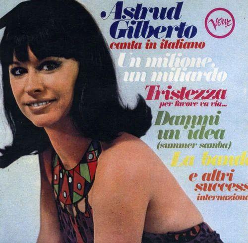 Portada de Álbum "Canta In Italiano", de Astrud Gilberto