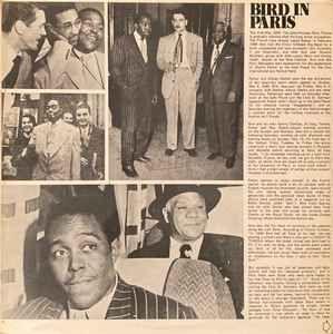 Capa do Álbum "Bird In Paris", de Charlie Parker