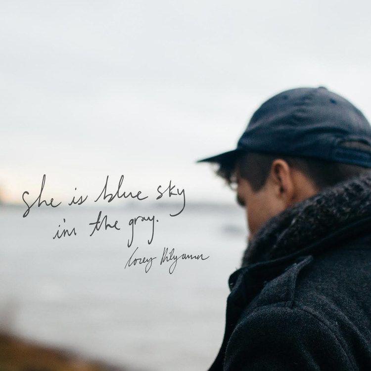 Single/EP cover of "She Is Blue Sky, I'm The Gray" by Corey Kilgannon
