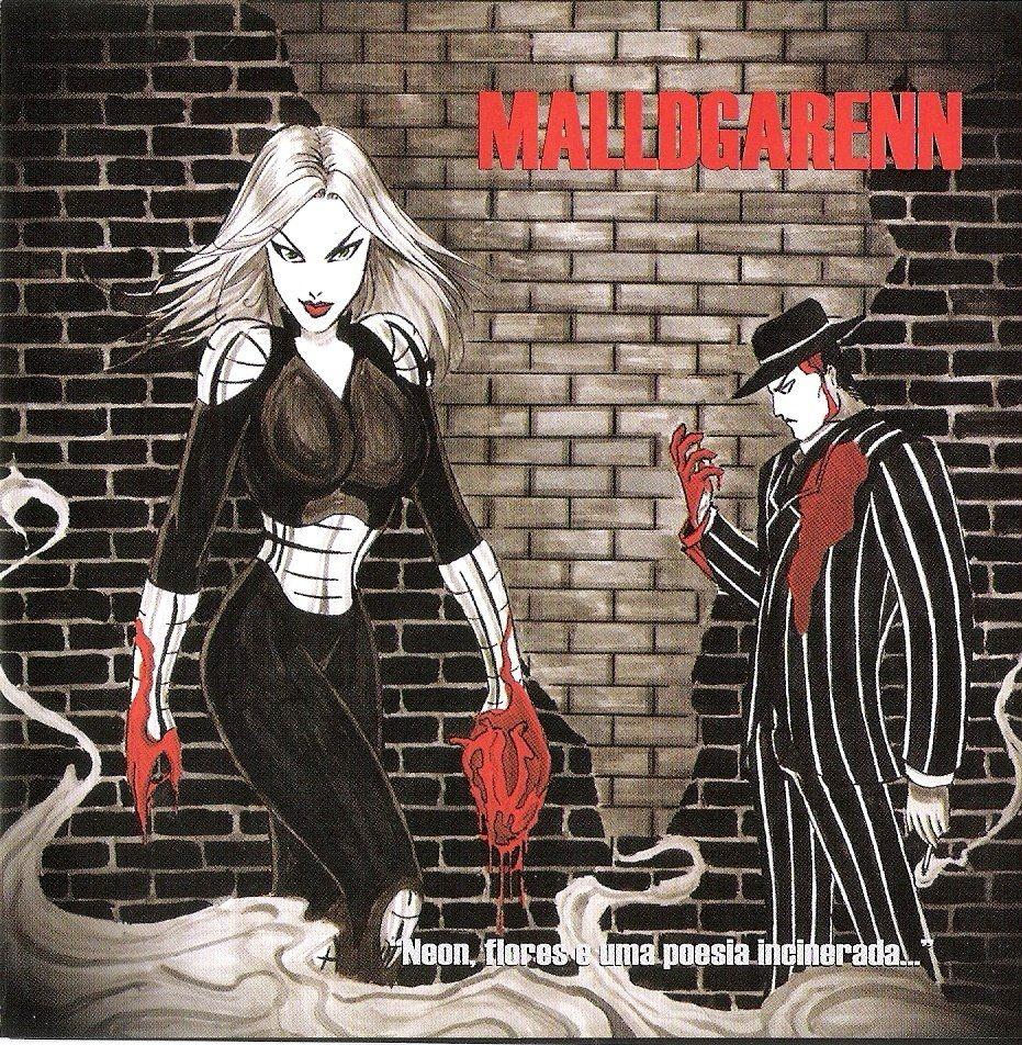 Portada de Álbum "Neon, Flores e uma Poesia Incinerada", de Malldgarenn