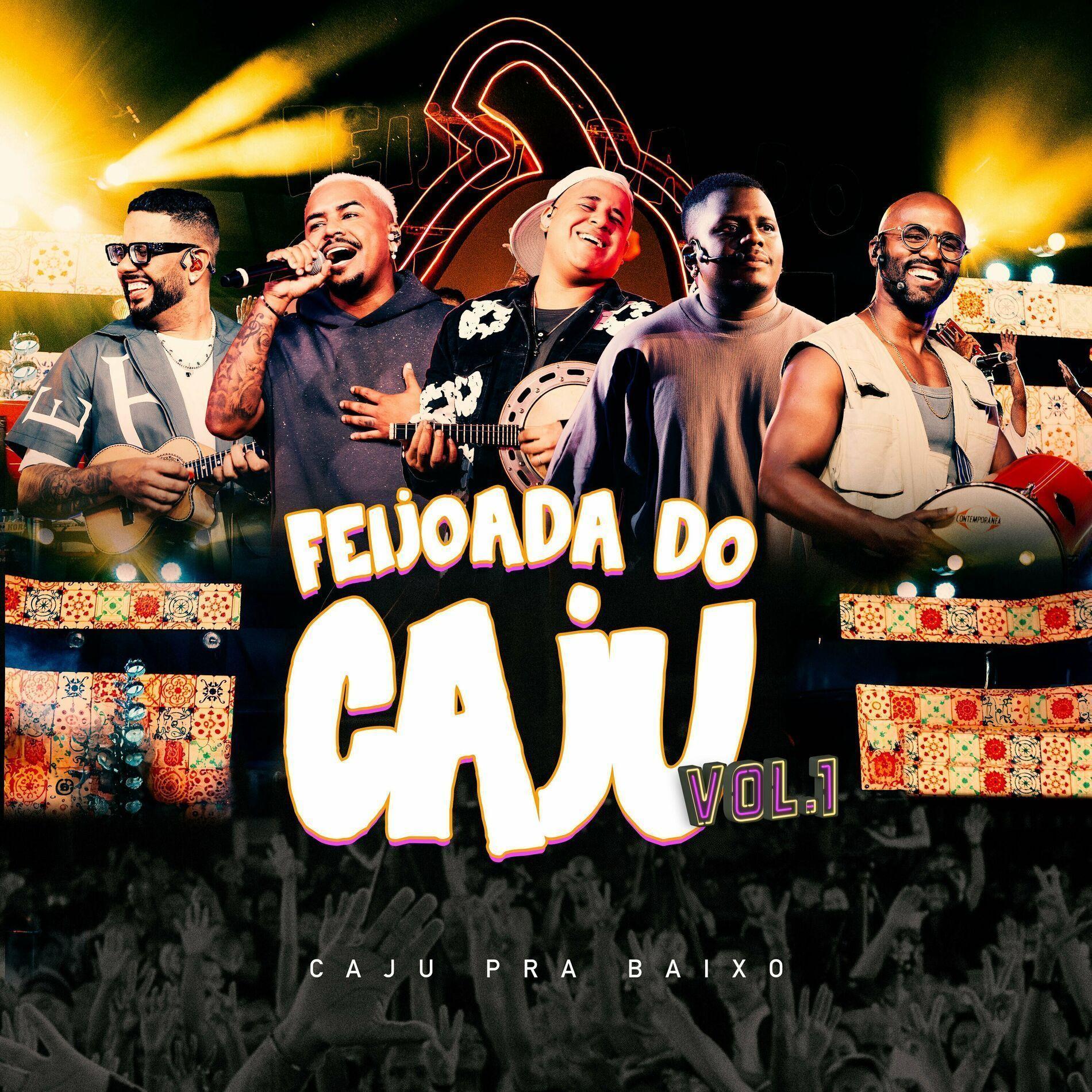 Portada de Sencillo/EP "Feijoada Do Caju, Vol. 1 (Ao Vivo)", de Caju Pra Baixo