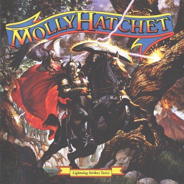 Capa do Álbum "Lightning Strikes Twice", de Molly Hatchet