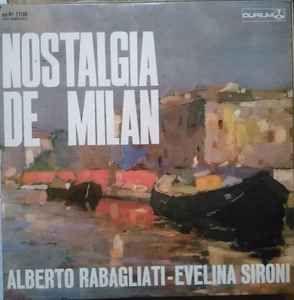 Portada de Álbum "Nostalgia de Milan", de Alberto Rabagliati