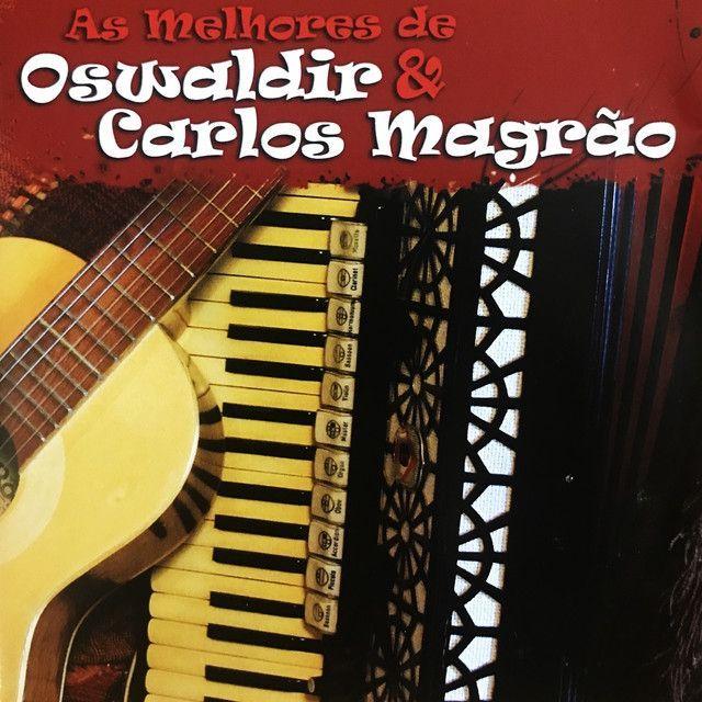 Album cover of "O Melhor de Oswaldir e Carlos Magrão" by Oswaldir e Carlos Magrão