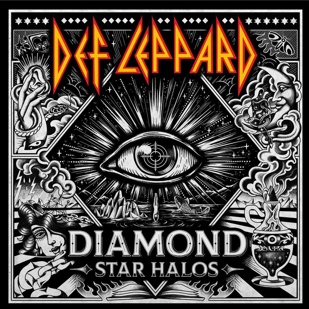 Capa do álbum "Diamond Star Halos", de Def Leppard