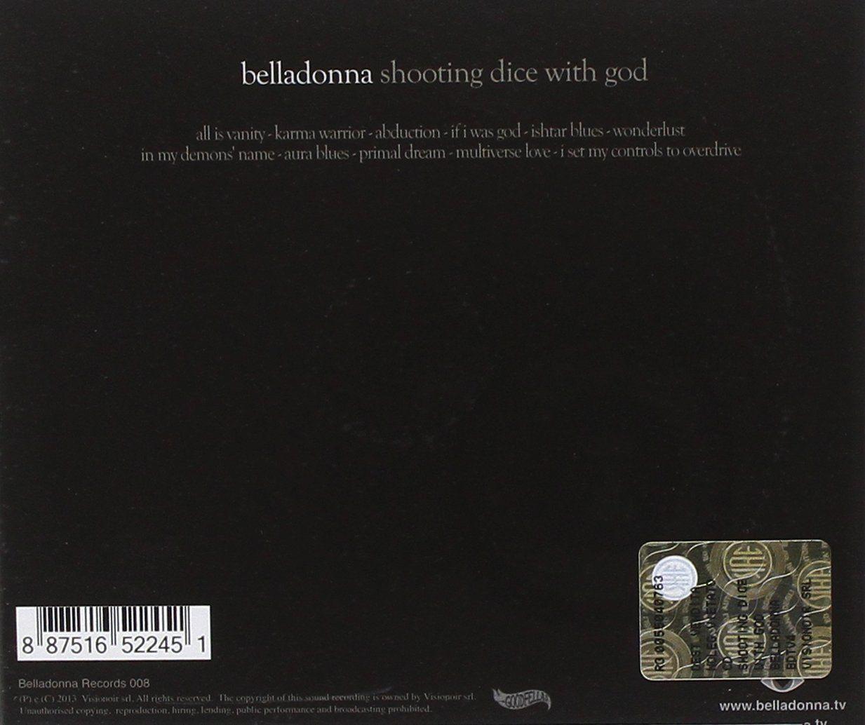 Capa do Álbum "Shooting Dice With God", de Belladonna