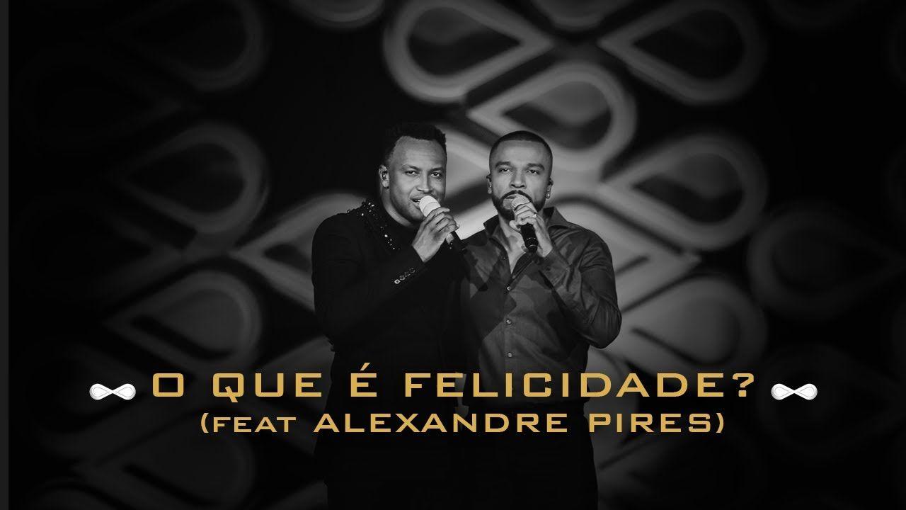 Album cover of "O Que É Felicidade?" by Alexandre Pires