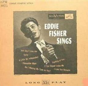 Portada de Álbum "Eddie Fisher Sings", de Eddie Fisher