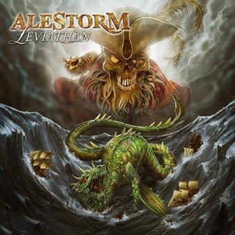 Portada de Sencillo/EP "Leviathan", de Alestorm