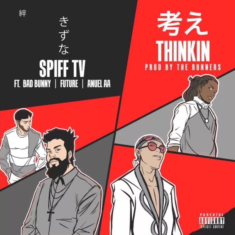 Portada de Sencillo/EP "Thinkin", de Spiff TV
