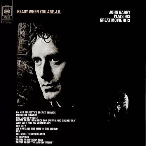 Portada del álbum "Ready When You Are, J.B.", de John Barry