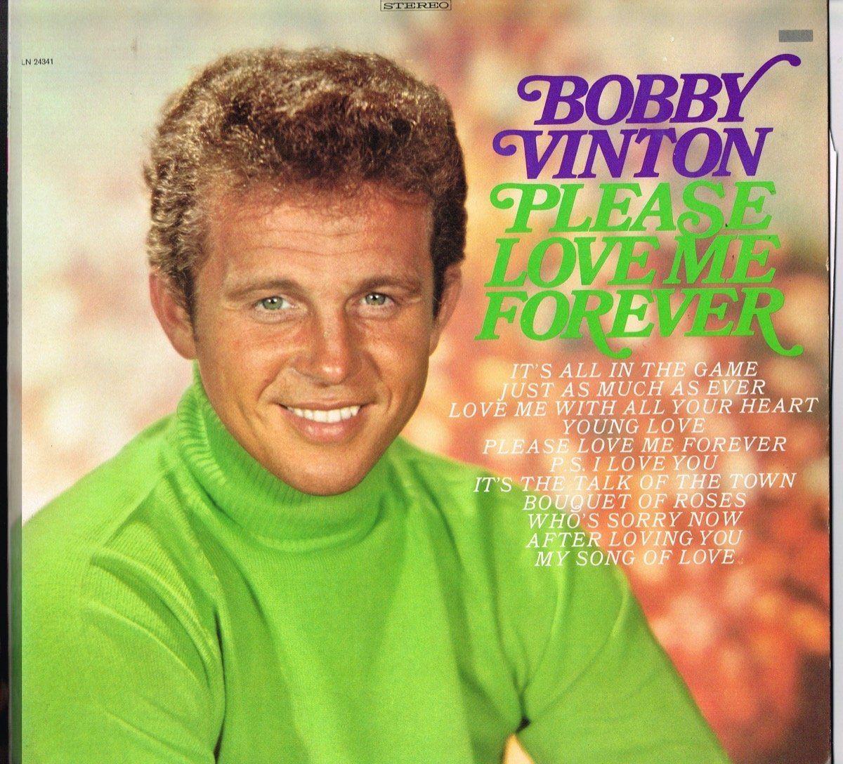Portada del álbum "Please Love Me Forever", de Bobby Vinton