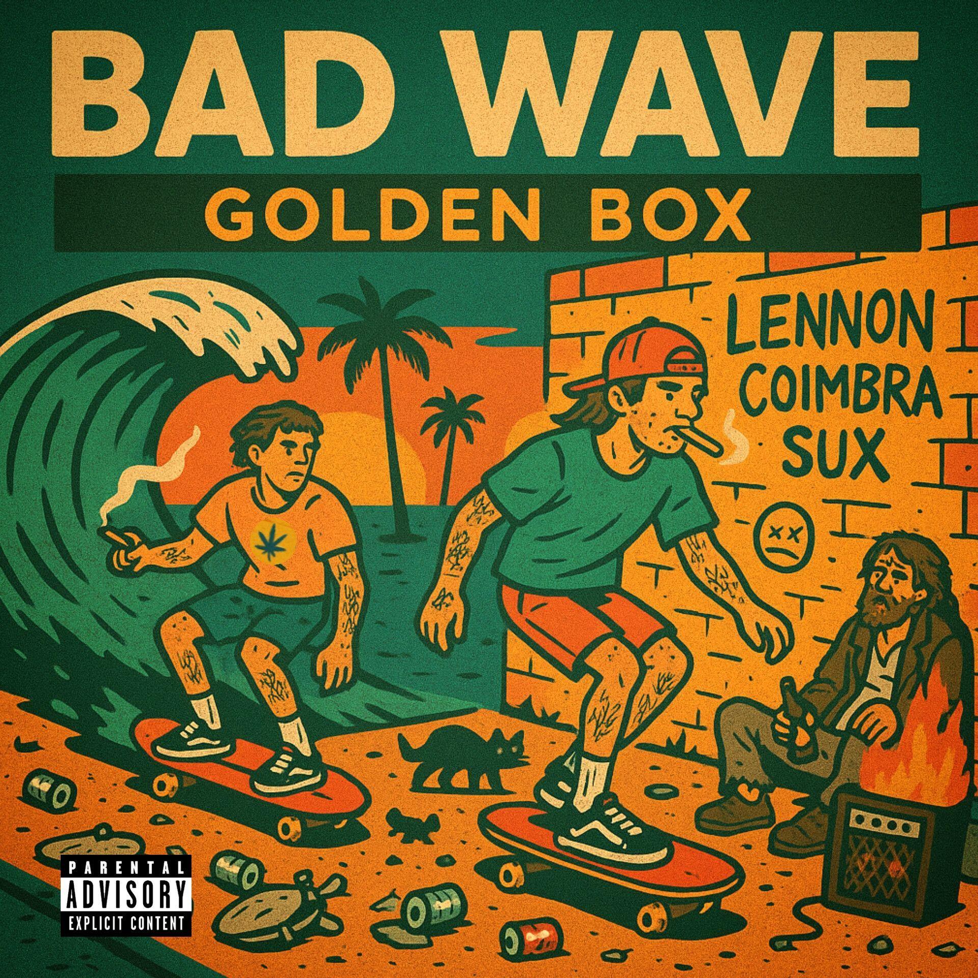 Portada de Sencillo/EP "Golden Box", de Lennon Coimbra