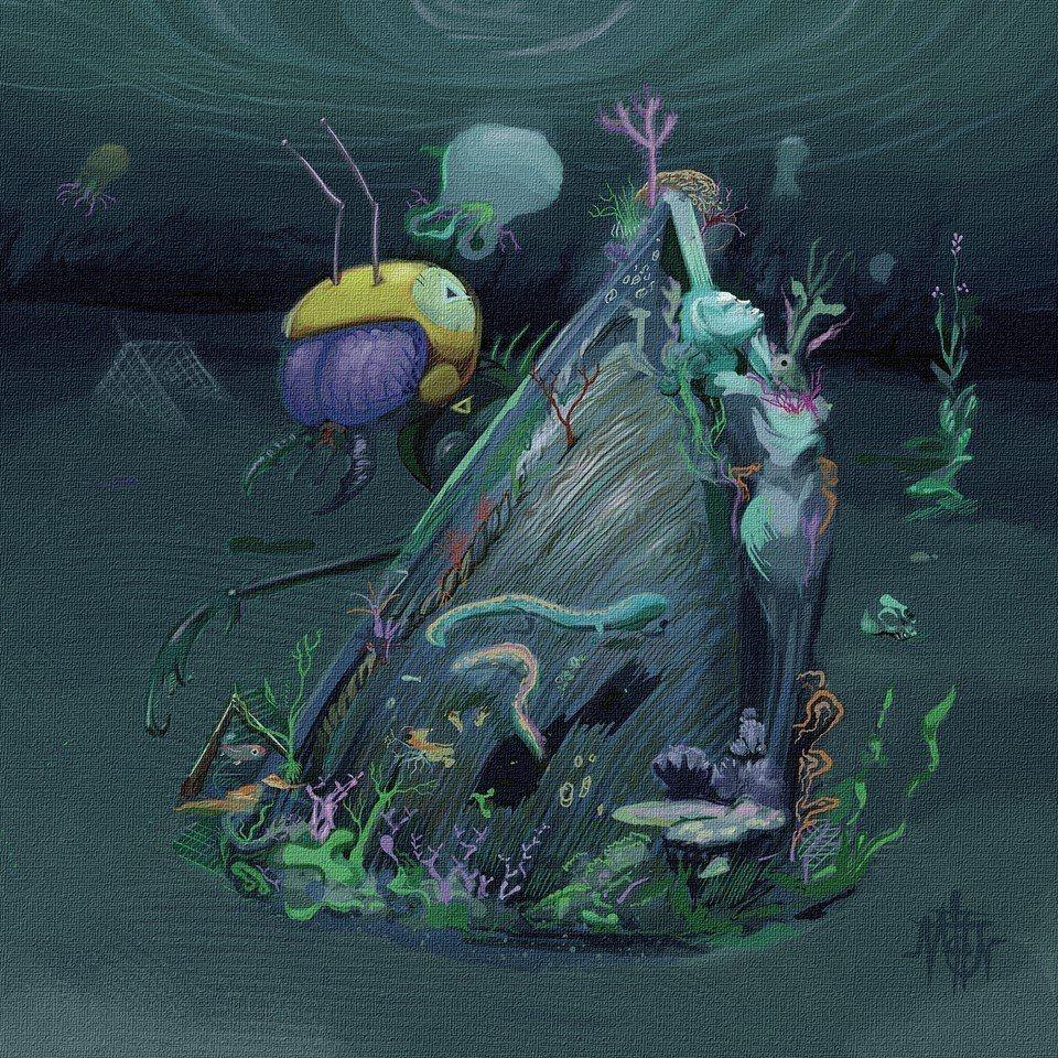 Album cover of "Pintando Quadros do Invisível" by Ponto Nulo no Céu