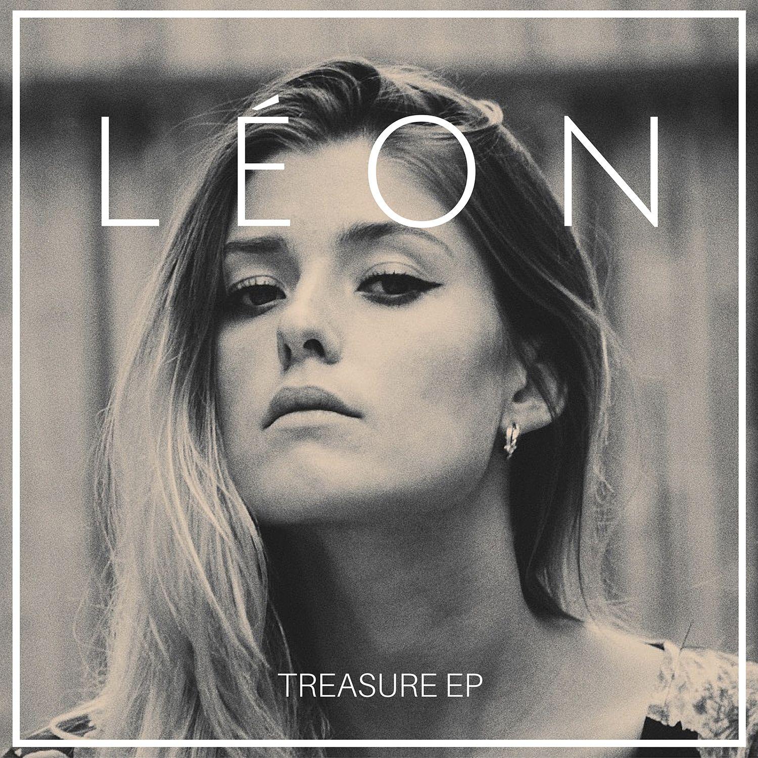 Portada de Sencillo/EP "Treasure", de Léon
