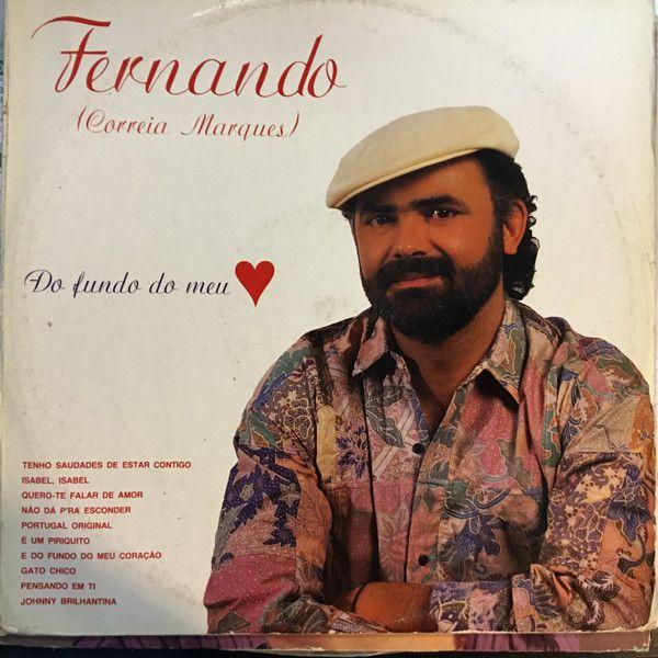 Capa do Álbum "Tenho Saudades De Estar Contigo", de Fernando Correia Marques