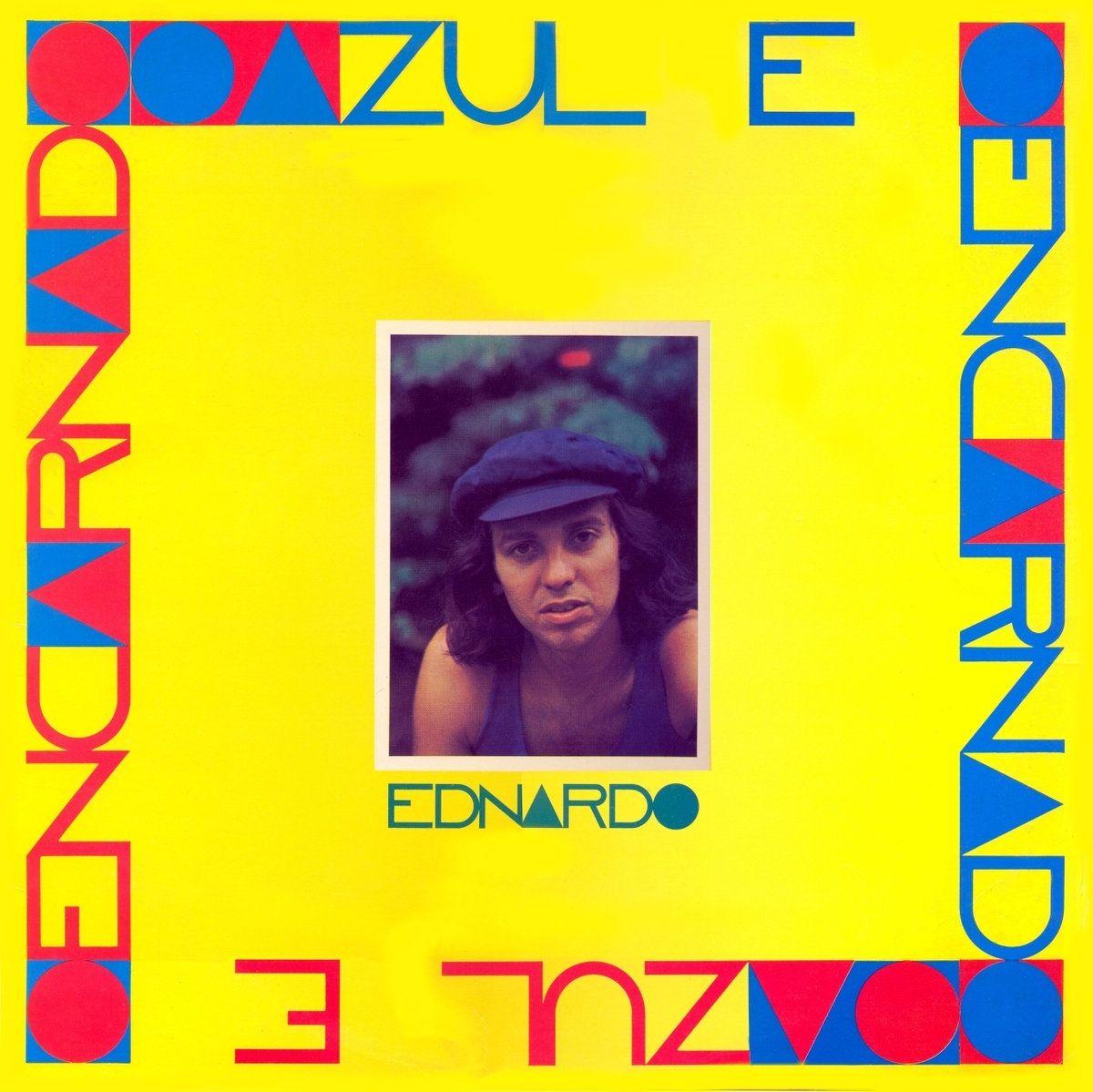 Portada de Álbum "O Azul Encarnado", de Ednardo