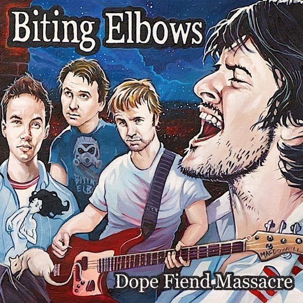 Portada de Álbum "Dope Fiend Massacre", de Biting Elbows