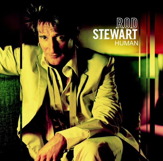 Portada del álbum "Human", de Rod Stewart