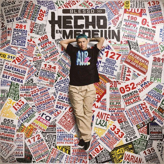 Capa do Álbum "Hecho En Medellín", de Blessd