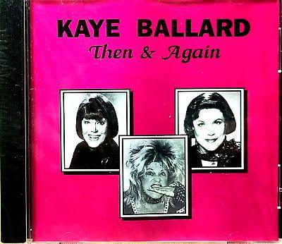 Portada de Álbum "Then & Again", de Kaye Ballard