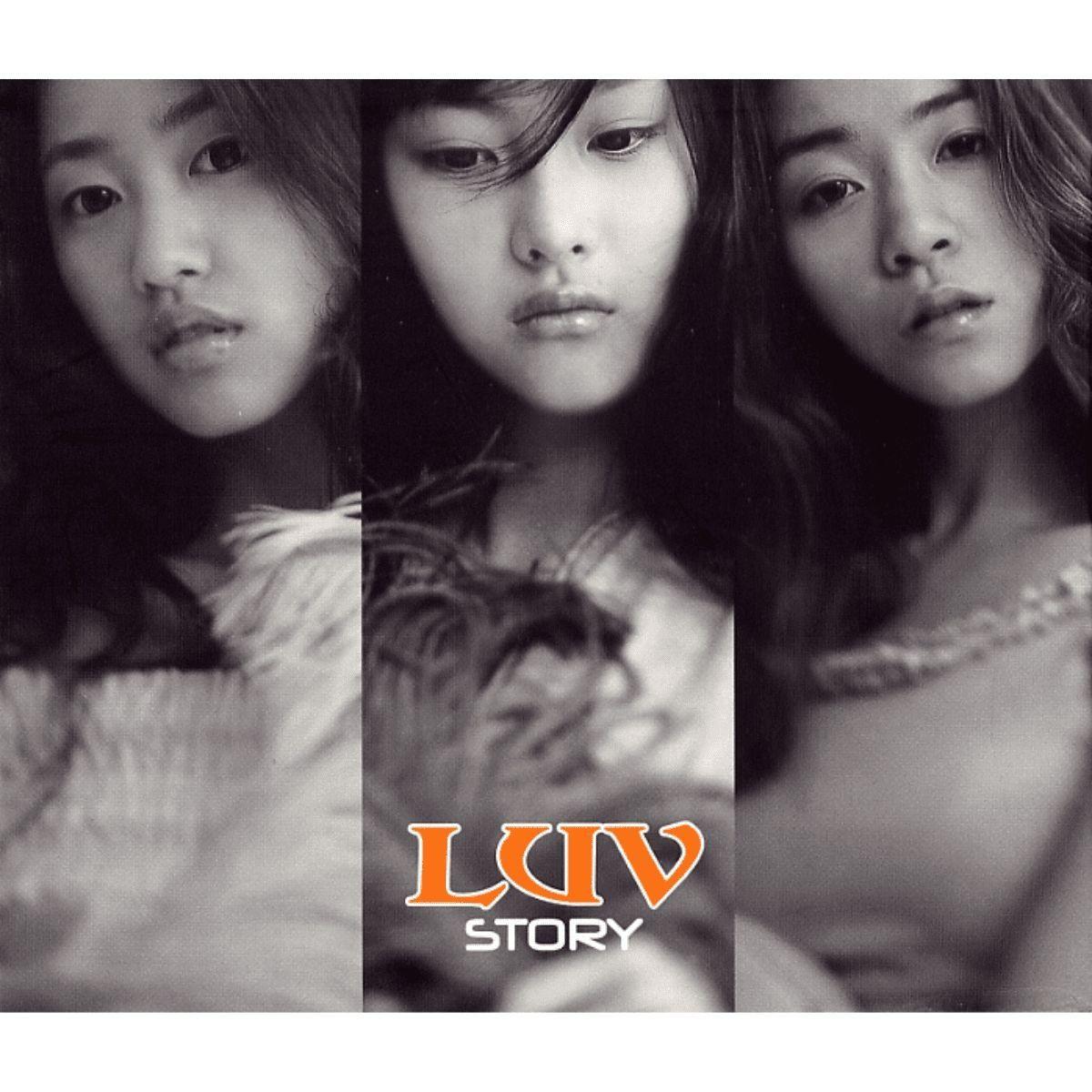 Portada de Álbum "Story-Orange Girl", de Luv (K-Pop)