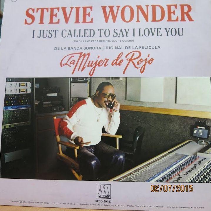 Portada de Álbum "La Mujer De Rojo", de Stevie Wonder