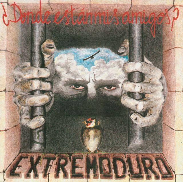 Portada de Álbum "Dónde Están Mis Amigos", de Extremoduro