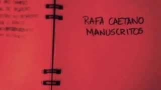 Capa do Álbum "Manuscritos", de Rafa Caetano