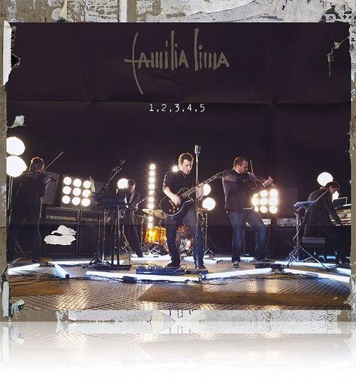 Portada de Álbum "1,2,3,4,5", de Família Lima