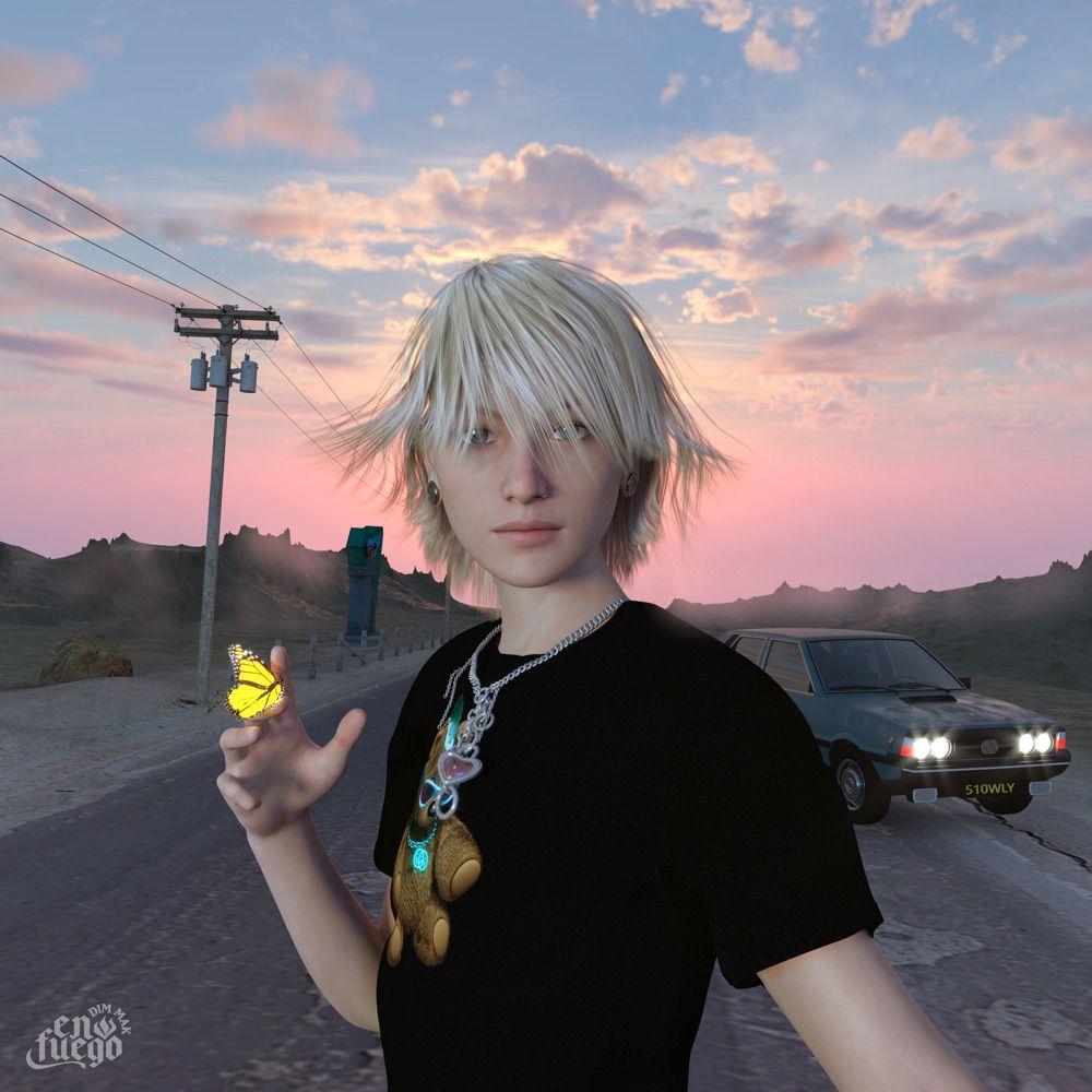 Portada de Sencillo/EP ":) EP", de AQUIHAYAQUIHAY