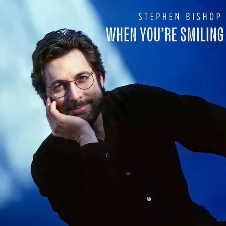 Portada del álbum "When You're Smiling", de Stephen Bishop