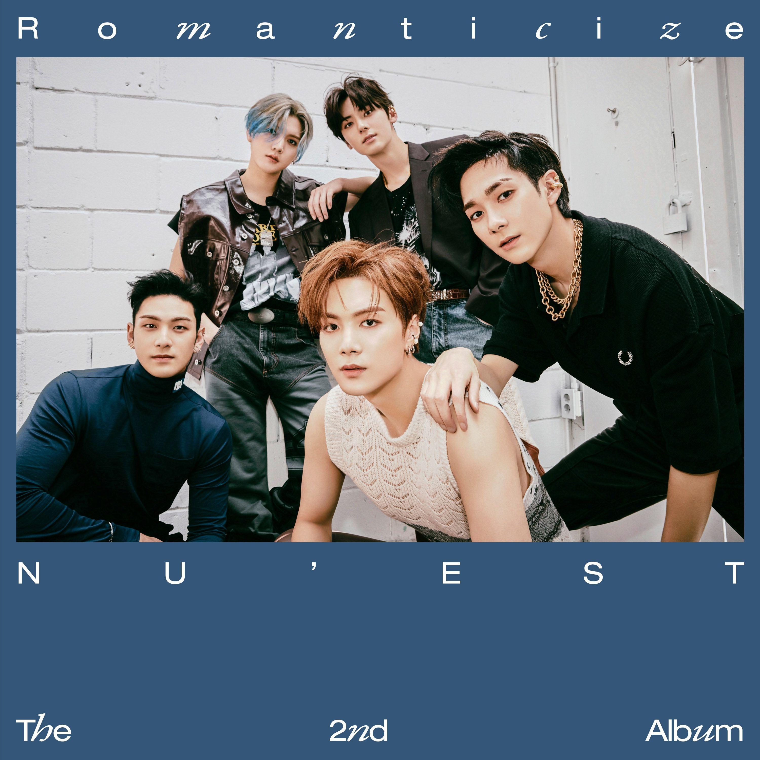 Capa do álbum "Romanticize", de NU'EST