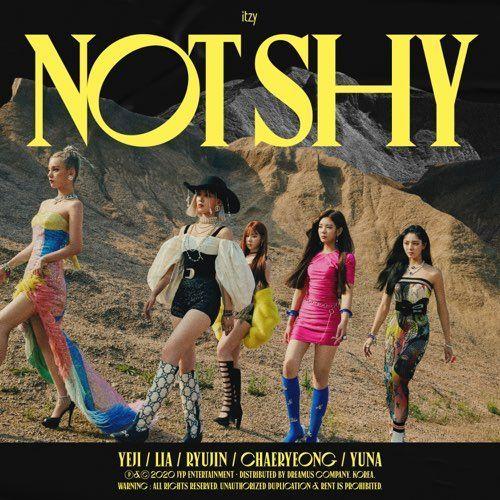 Portada del álbum "Not Shy", de ITZY