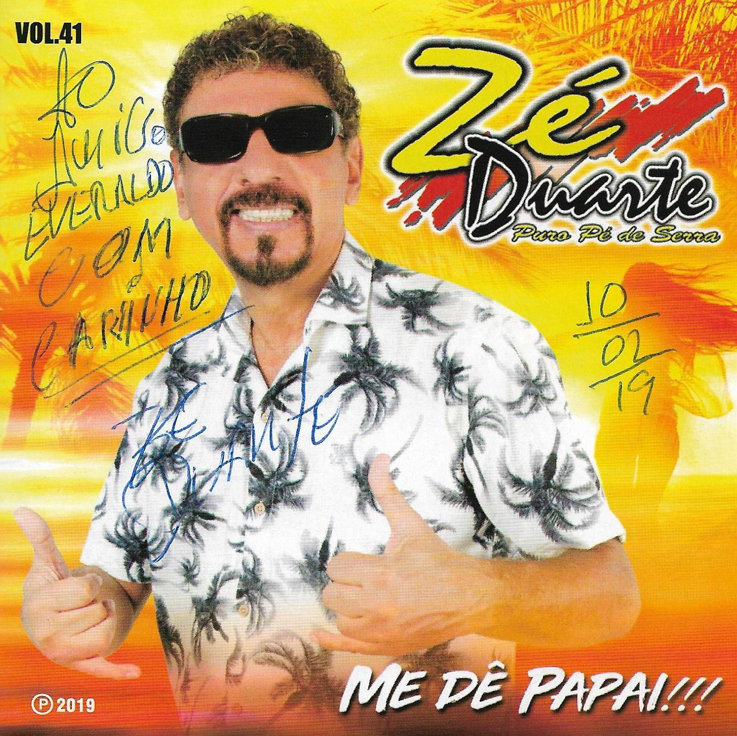 Capa do álbum "Me Dê Papai", de Zé Duarte