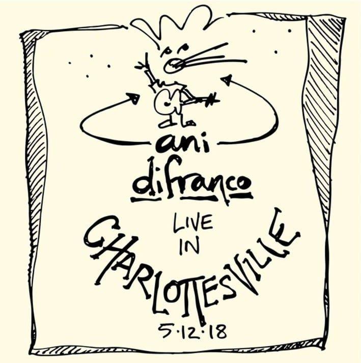 Portada del álbum "Charlottesville 5​.​12​.​2018", de Ani DiFranco