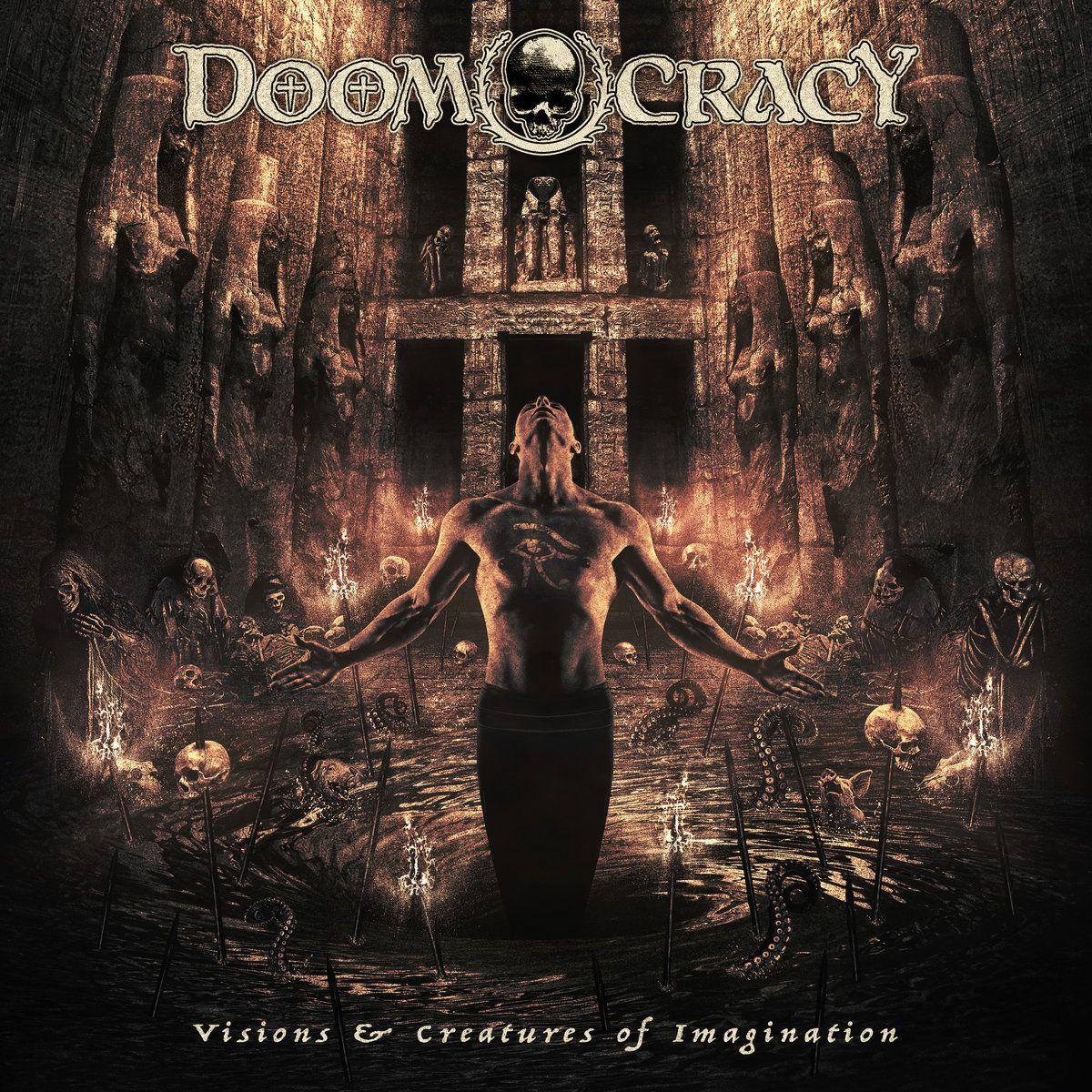 Capa do Álbum "Visions & Creatures of Imagination", de Doomocracy