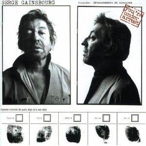 Portada de Álbum "You're Under Arrest", de Serge Gainsbourg