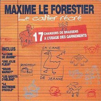 Portada de Álbum "Le Cahier Récré", de Maxime Le Forestier