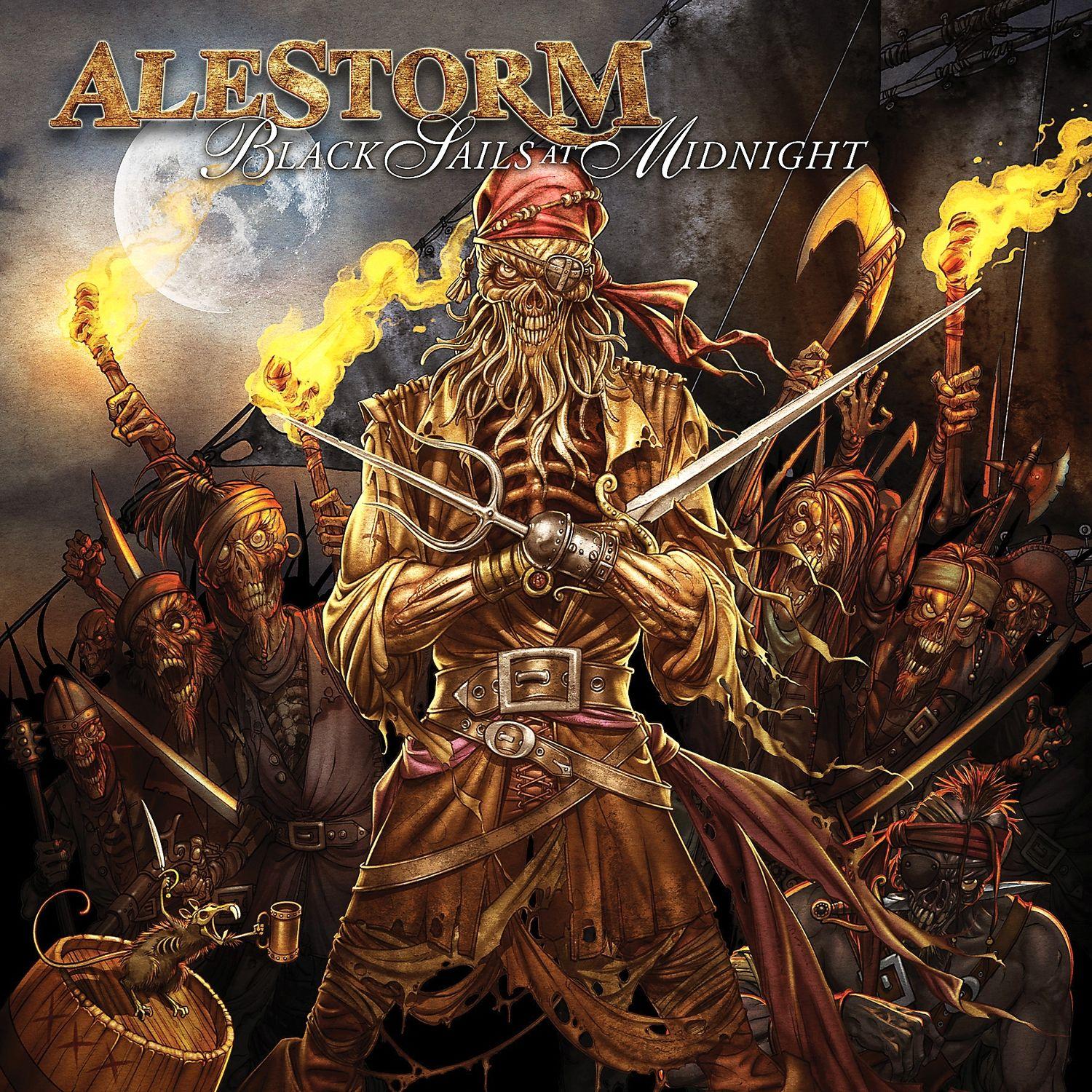 Portada de Álbum "Black Sails at Midnight", de Alestorm