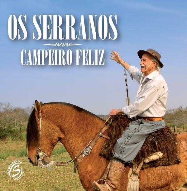 Portada de Álbum "Campeiro Feliz", de Os Serranos