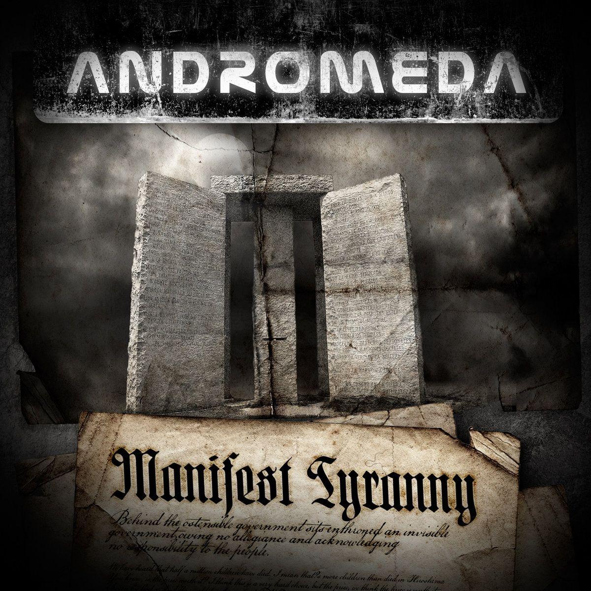 Portada de Álbum "Manifest Tyranny", de Andromeda