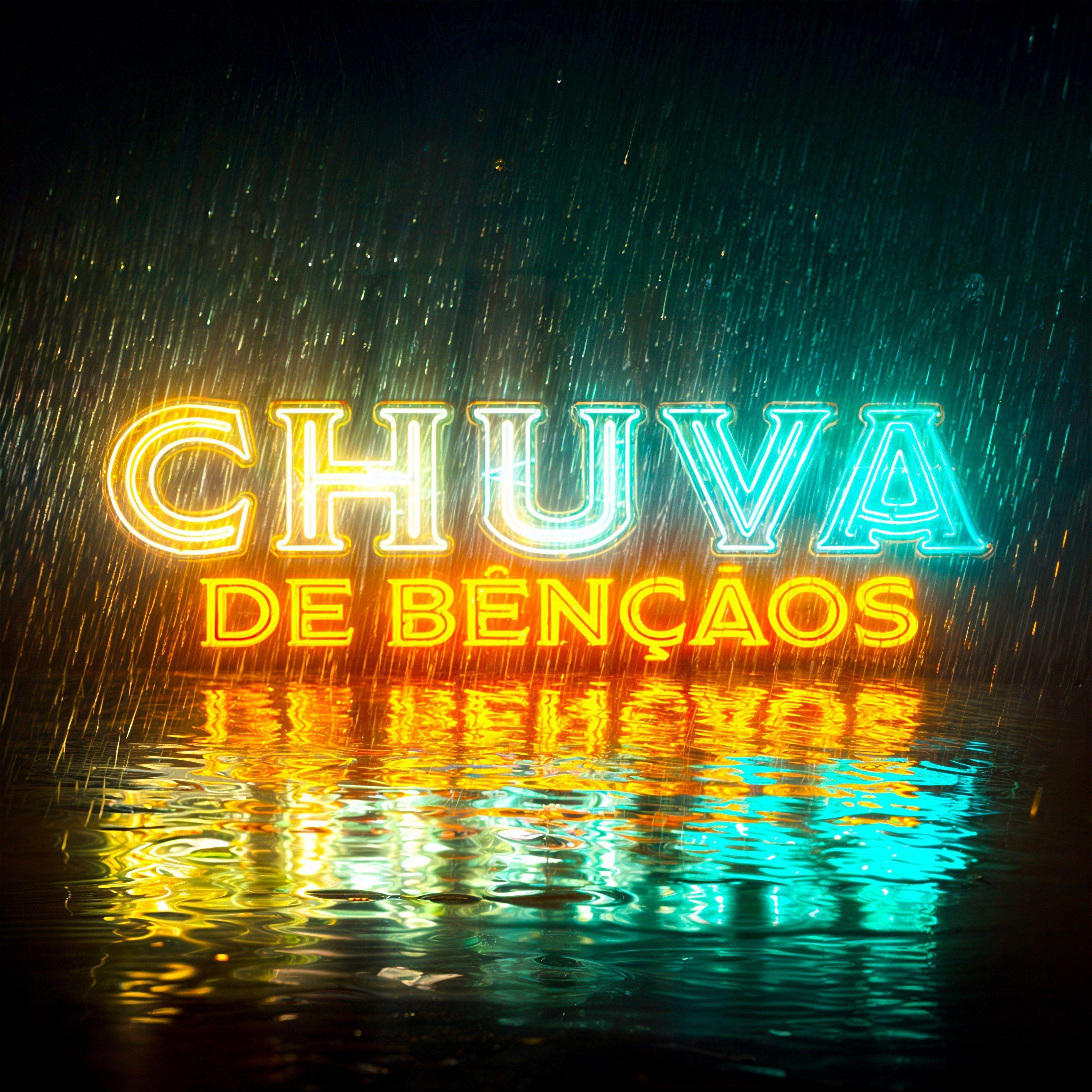 Album cover of "Chuva de Bênçãos" by Ministério Deus é Mais