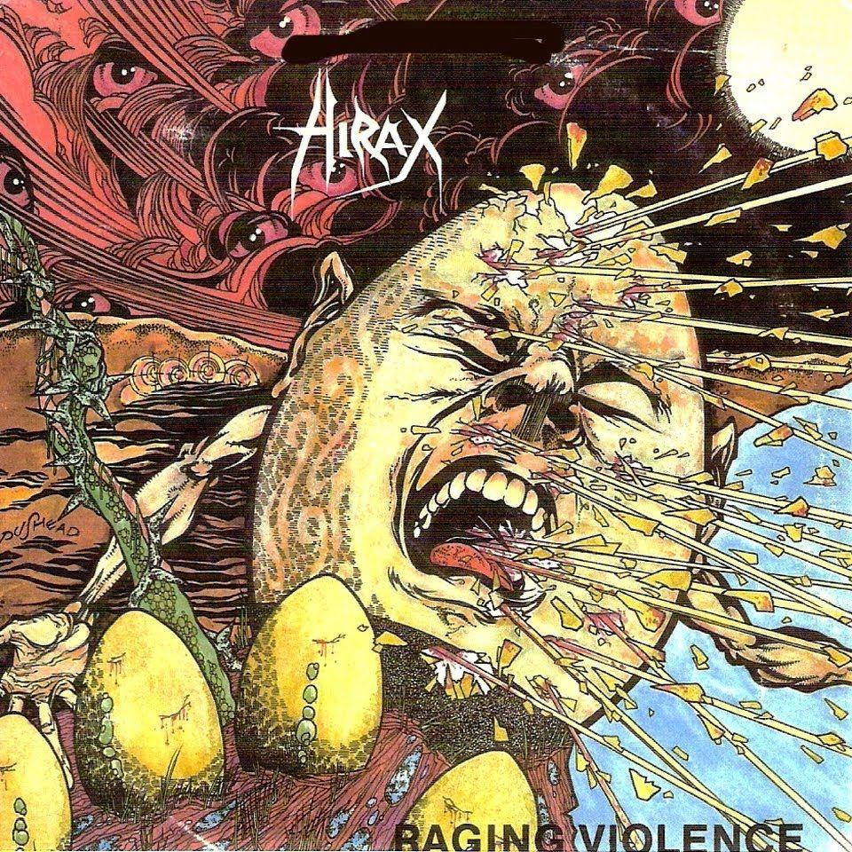 Album cover of "Raging Violence" by Hirax