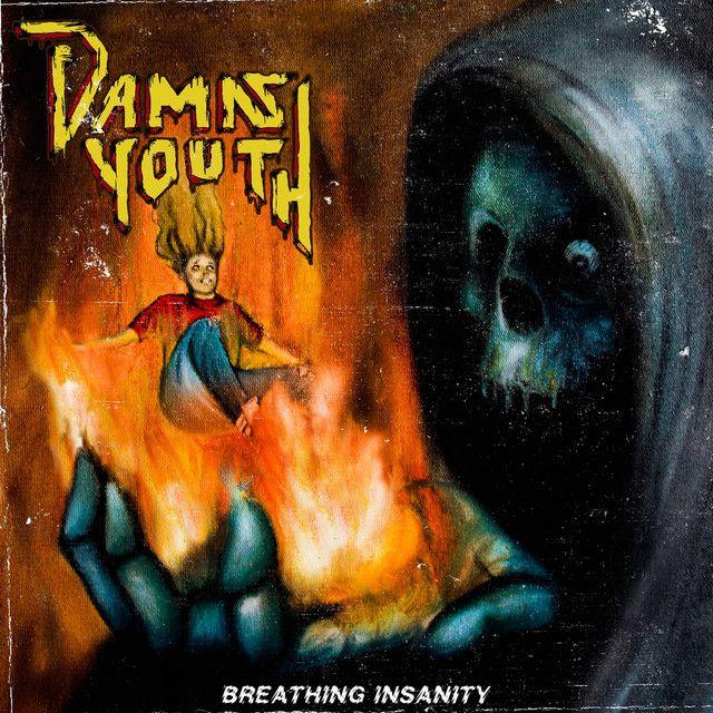 Portada de Álbum "Breathing Insanity", de Damn Youth